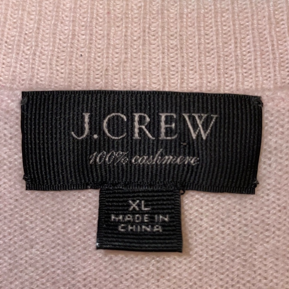 COPY - J. Crew cashmere crew neck 3/4 sleeve sweater XL